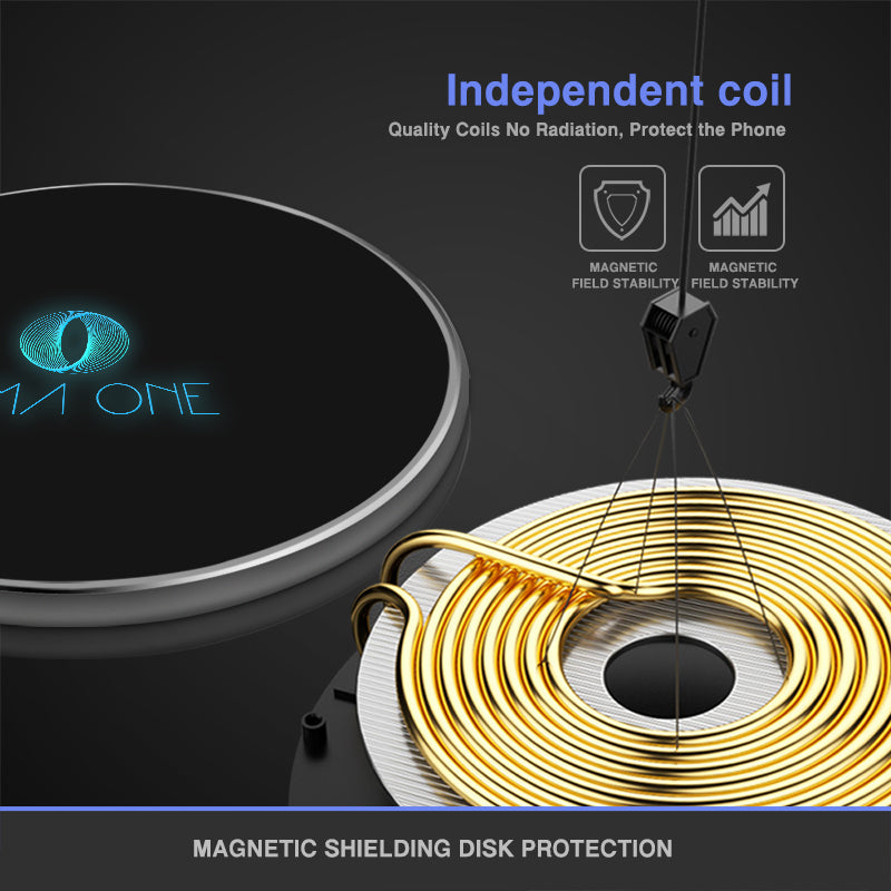 Wowtech 15W Qi Luminous Fast Wireless Charging Pad