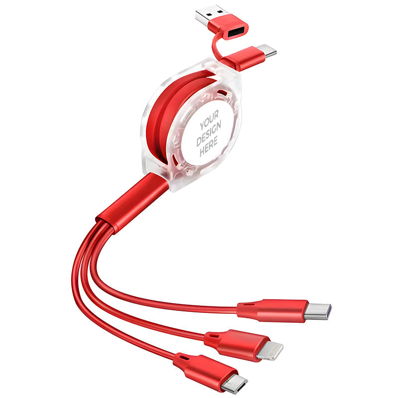 Wowtech 5-in-1 Micro USB Retractable Charging Cable