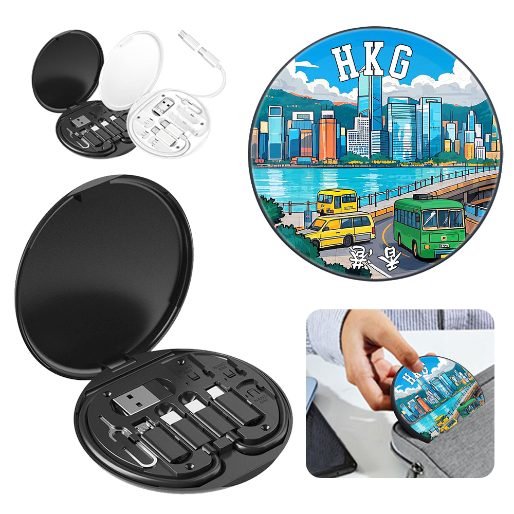 Hongkong Victoria Harbour Multiport Charging Kit Holiday Keepsakes