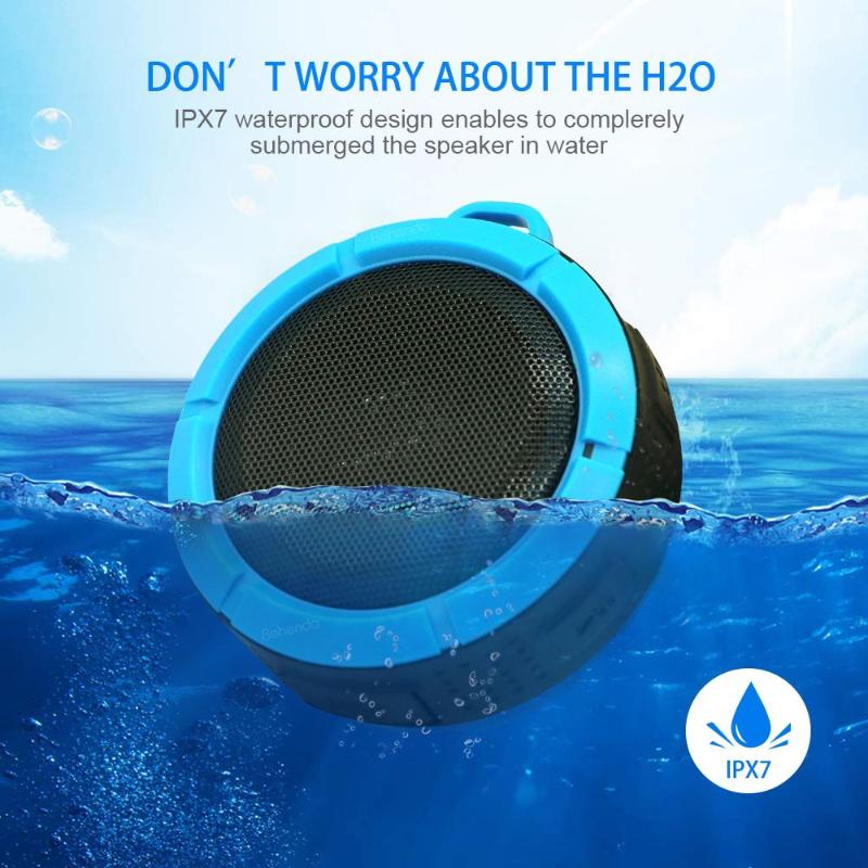 Wowtech Portable IPX7 Outdoor Waterproof Bluetooth Speaker