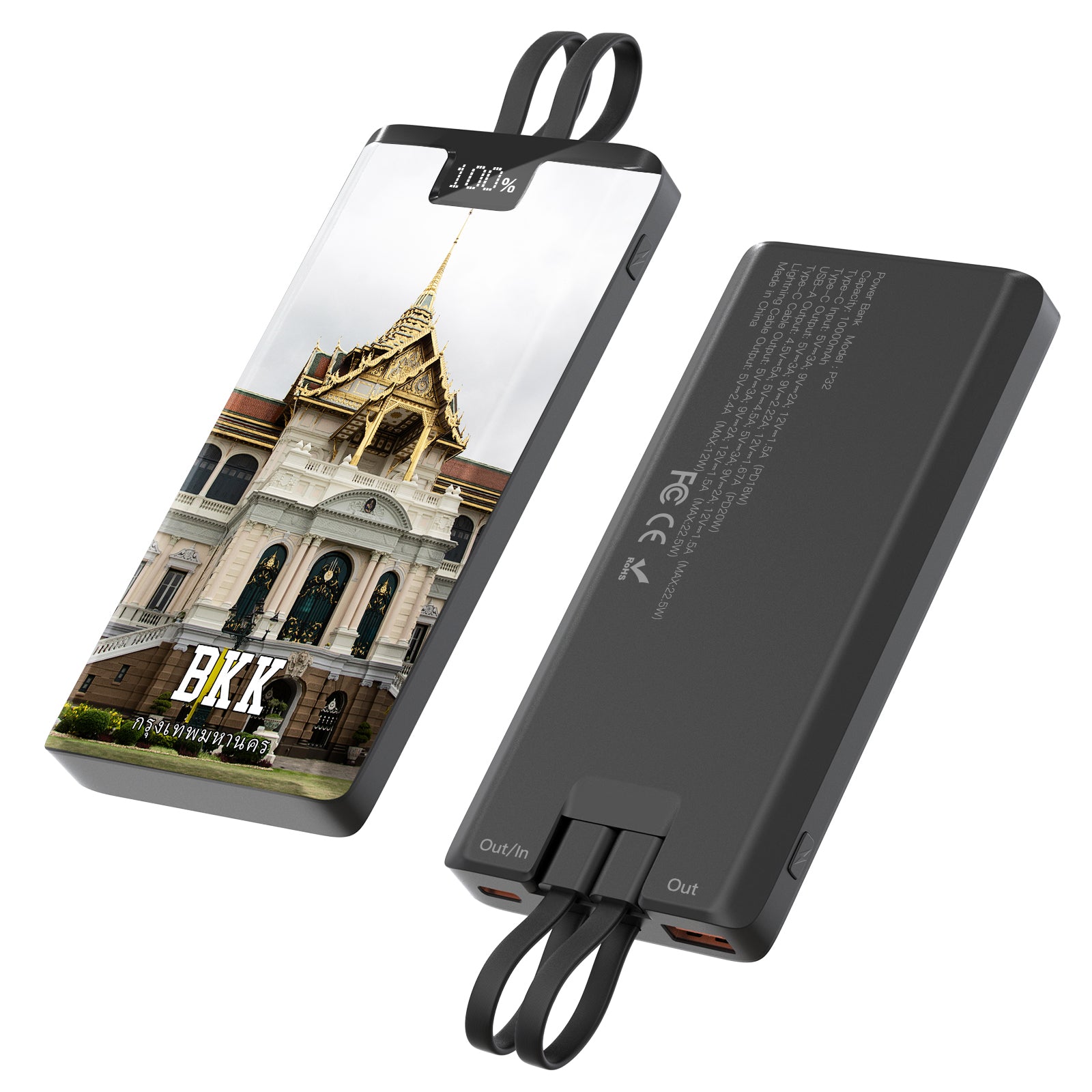 Bangkok Chakri Maha Prasat Hall Adapter Kit Mini Travel Gifts