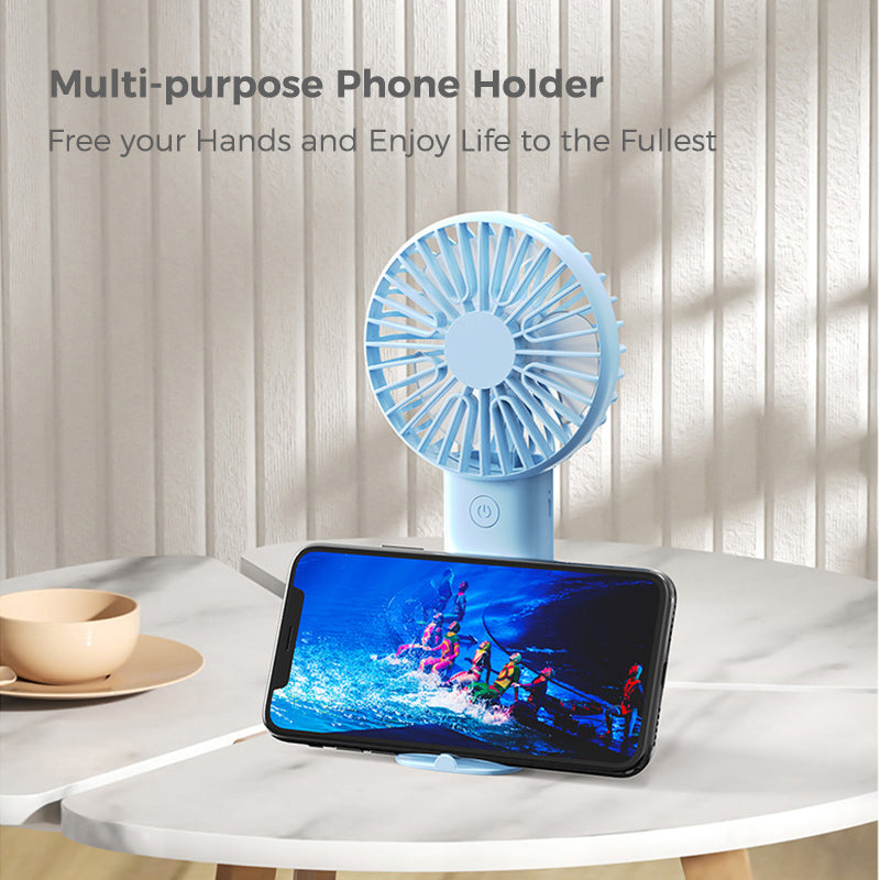 Wowtech Portable Hanheld Fan with Phone Holder