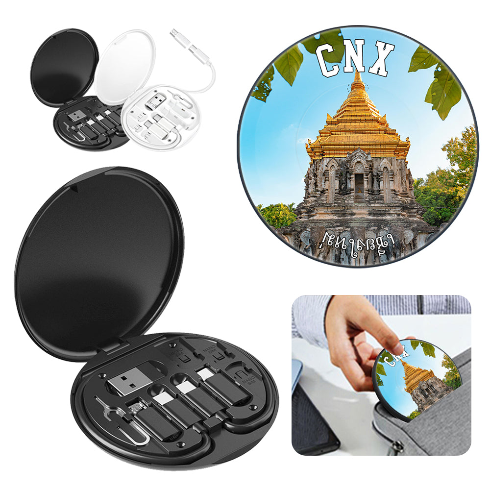 Chiengmai Wat Phra Singh Travel Charging Kit Themed Memorabilia
