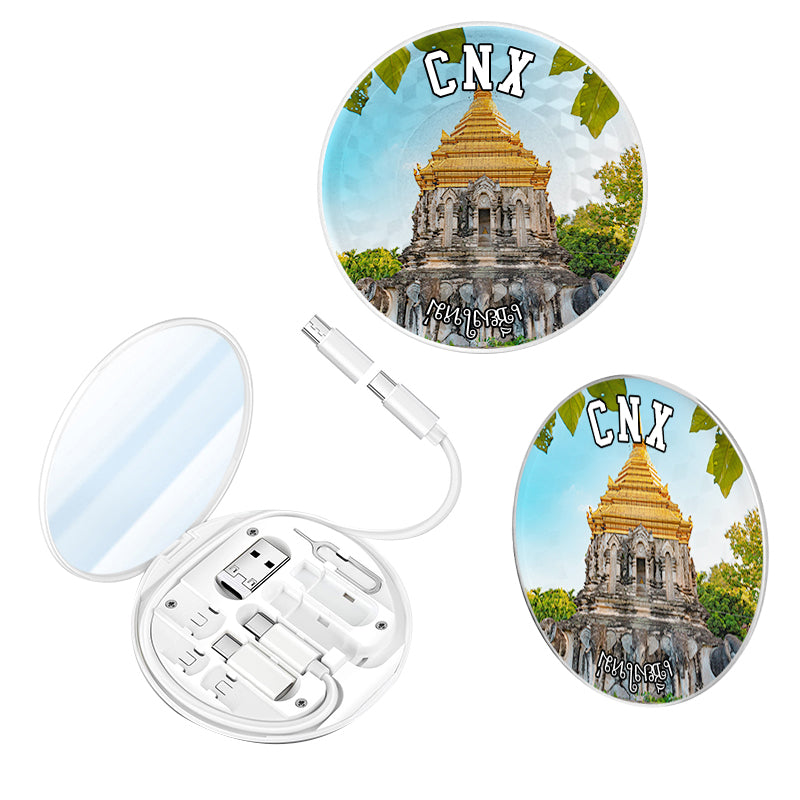 Chiengmai Wat Phra Singh Travel Charging Kit Themed Memorabilia