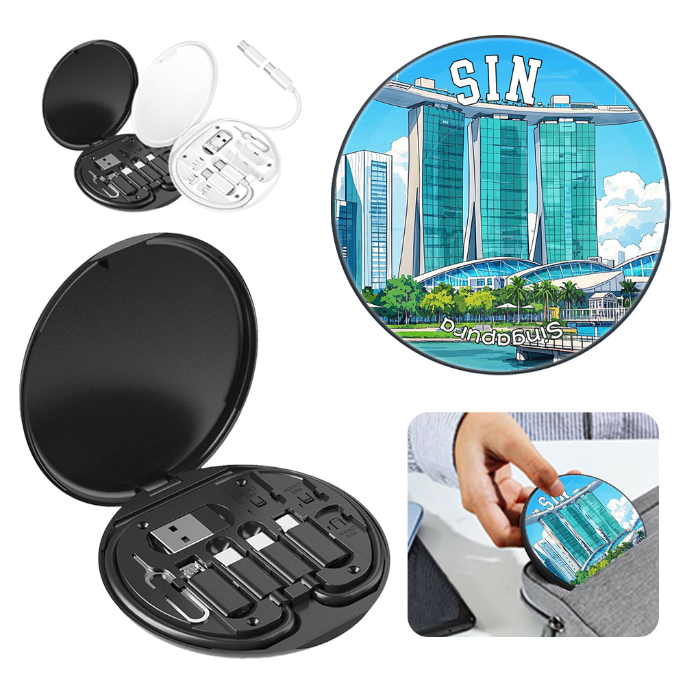 Singapore Merlion Park Universal Charging Kit Cityscape Souvenirs
