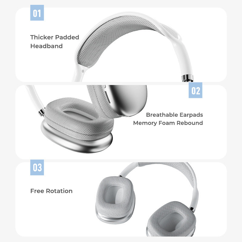 Wowtech Noise Cancelling Wireless Headphones Bluetooth Earphones