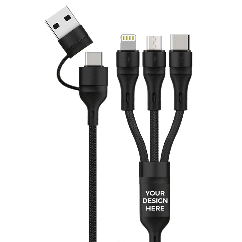 Wowtech 5-in-1 PD Fast Charging Braided Cable