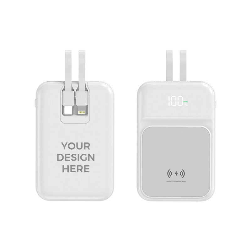 Wowtech Premium Strong Magnetic Self-Wired Power Bank for Gift