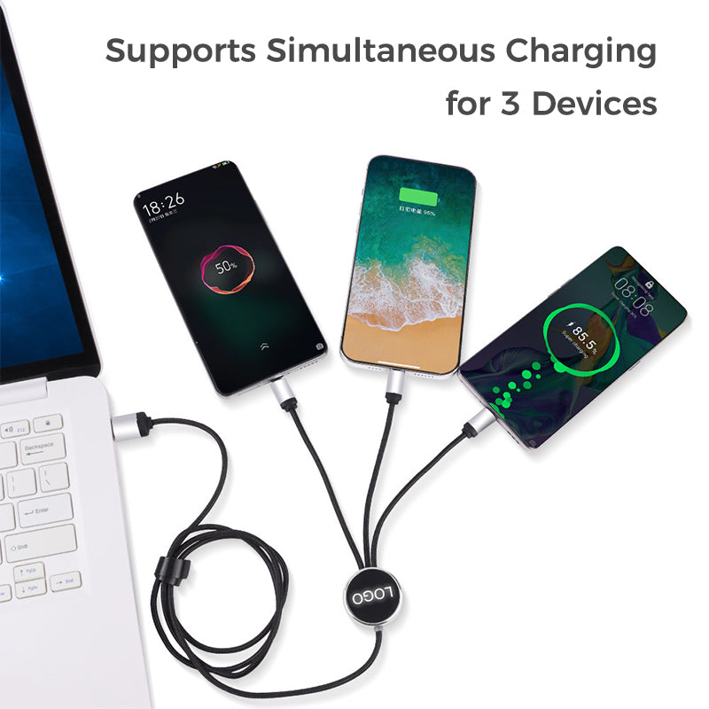 Wowtech 5-in-1 LED Luminous Logo Charging Cable