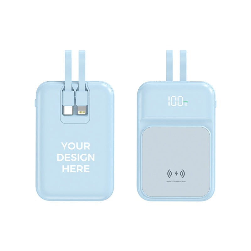 Wowtech Premium Strong Magnetic Self-Wired Power Bank for Gift