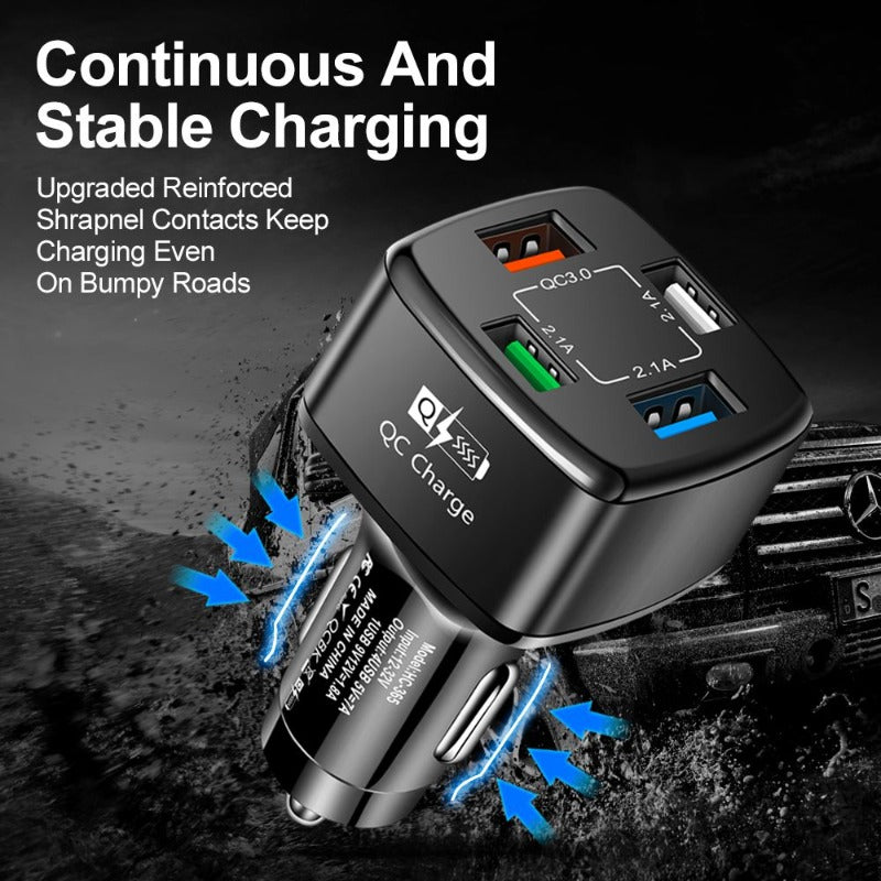 Wowtech QC3.0 USB Fast Charging Car Charger