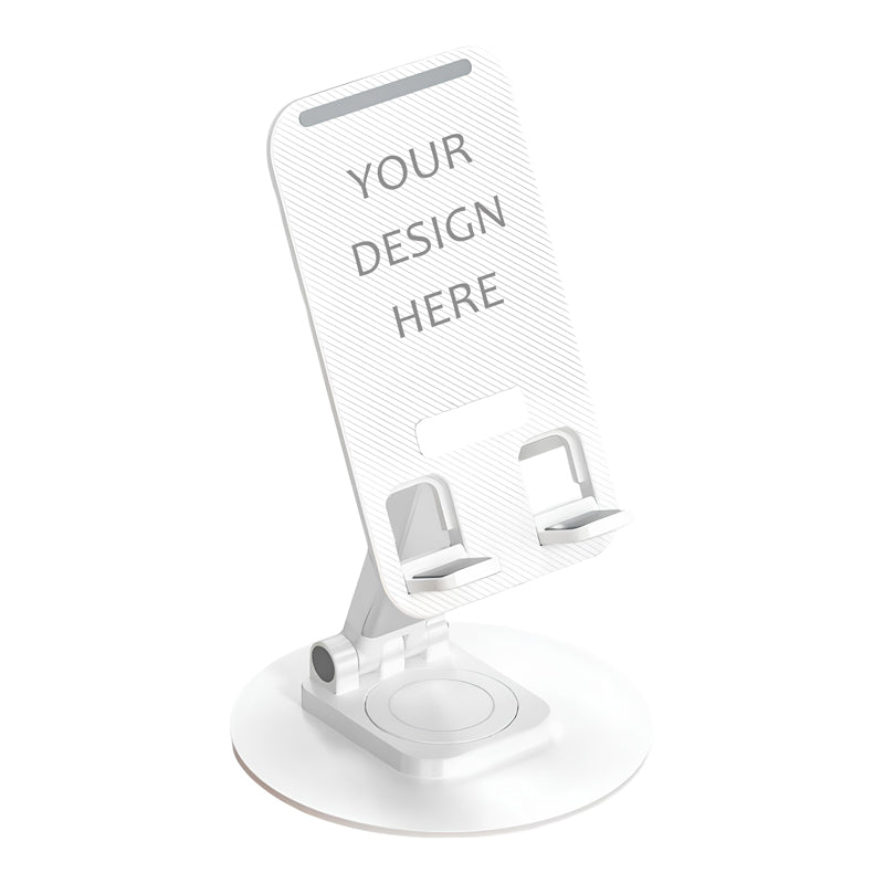 Wowtech Rotatable Stable Metal Desk Phone Holder with Custom Logo