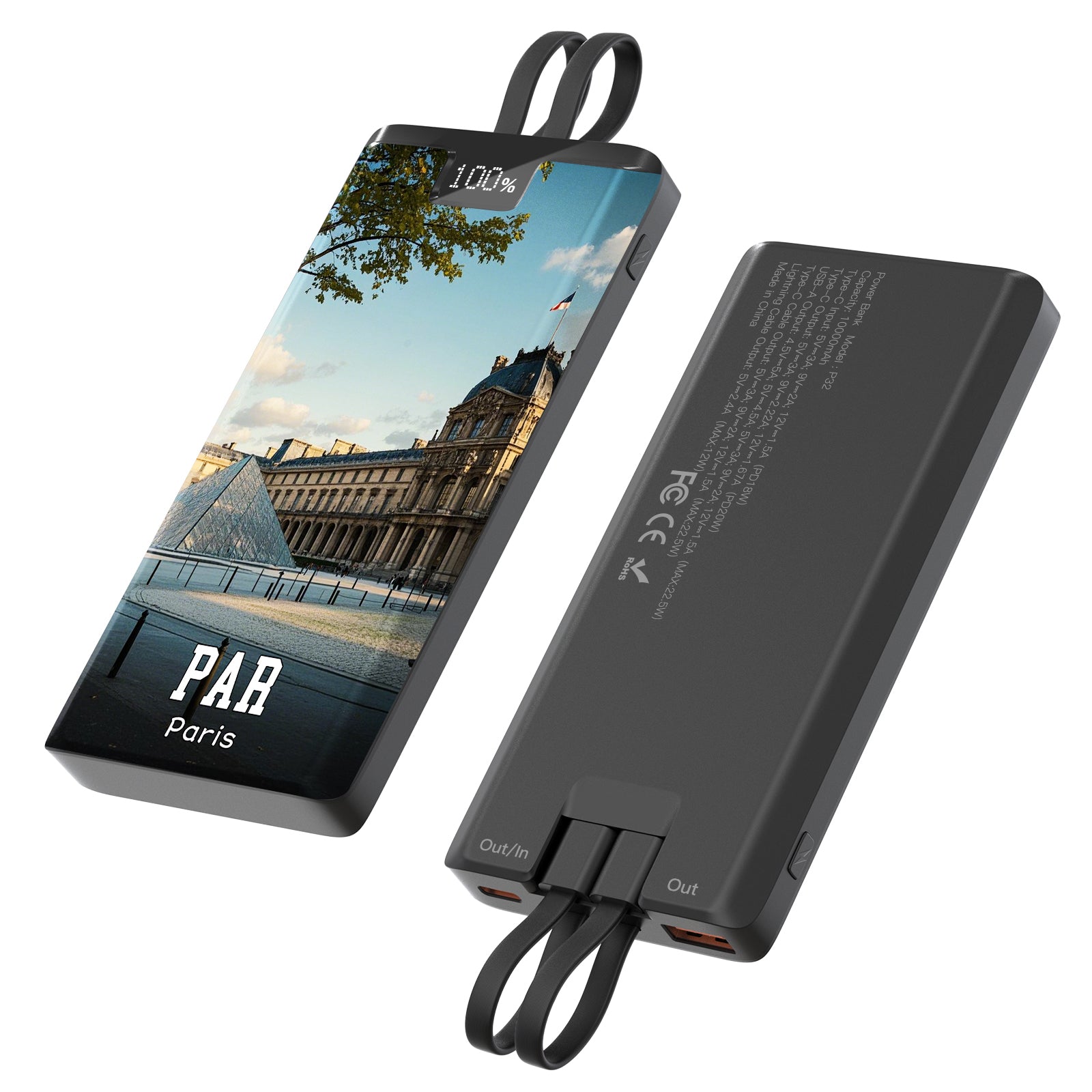 Paris Louvre Museum USB Charging Kit Customized Gift Store