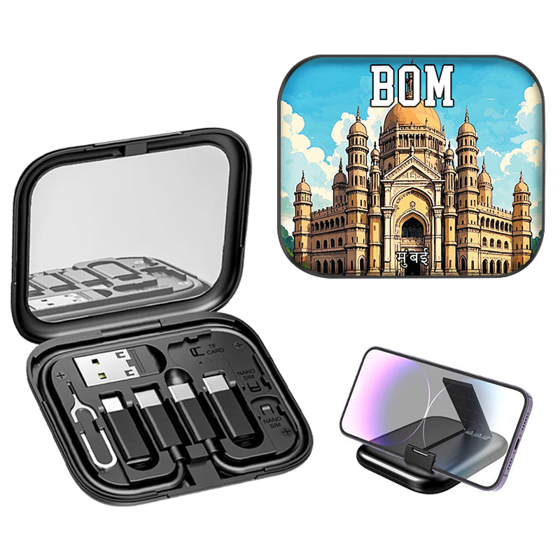 Mumbai Victoria Memorial Hall Global Travel Charger Tourist Gifts