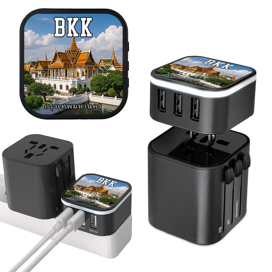 Bangkok Grand Palace USB Adapter Kit Cultural Keepsakes
