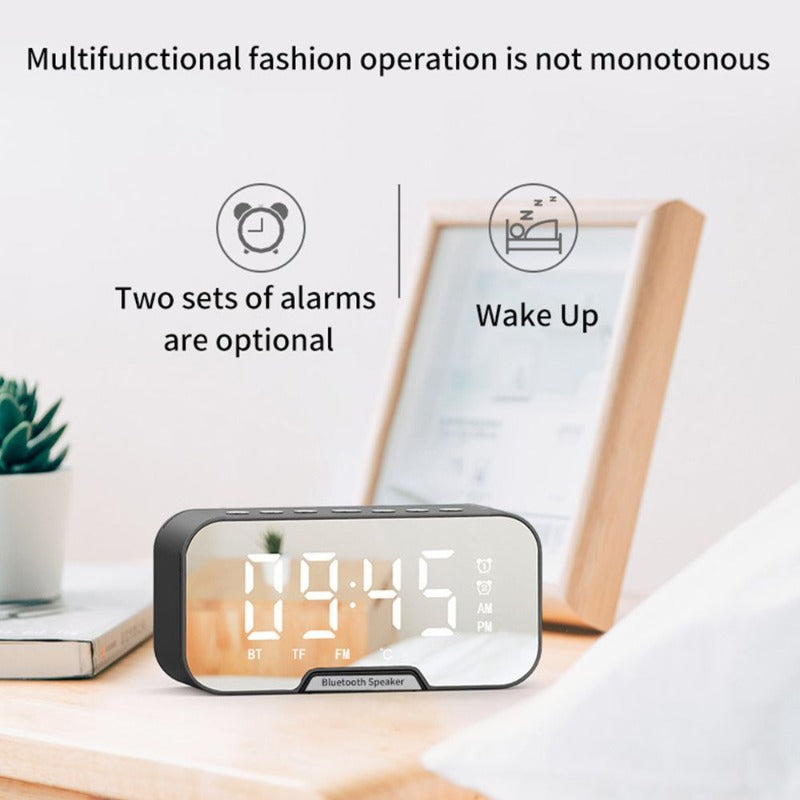 Wowtech Multi-functional Alarm Clock Bluetooth Speaker