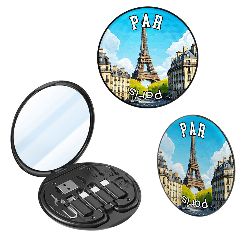 Paris Eiffel Tower Travel Charging Kit Handicraft Store