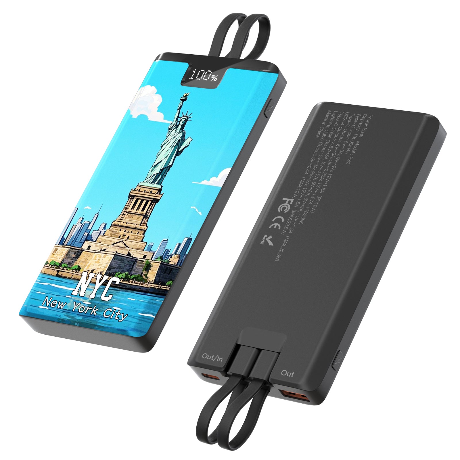 New York Statue of Liberty Charging Adapter Kit Souvenir Gifts