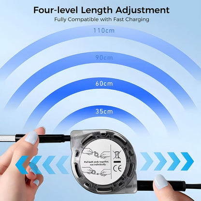 Wowtech 5-in-1 Micro USB Retractable Charging Cable