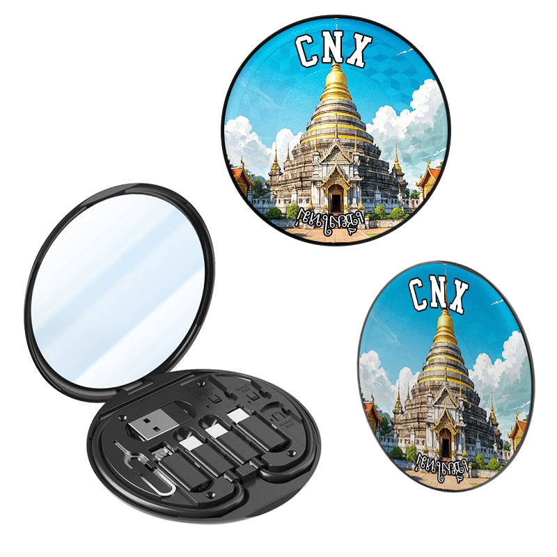Chiengmai Wat Chedi Luang Multiport Adapter Kit Local Themed Gifts