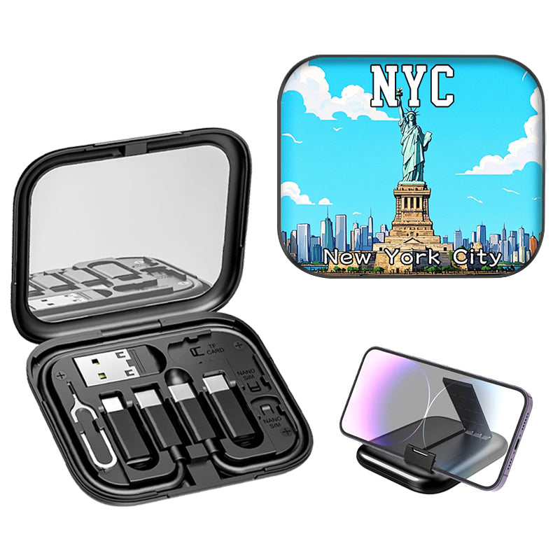 New York Statue of Liberty Charging Adapter Kit Souvenir Gifts