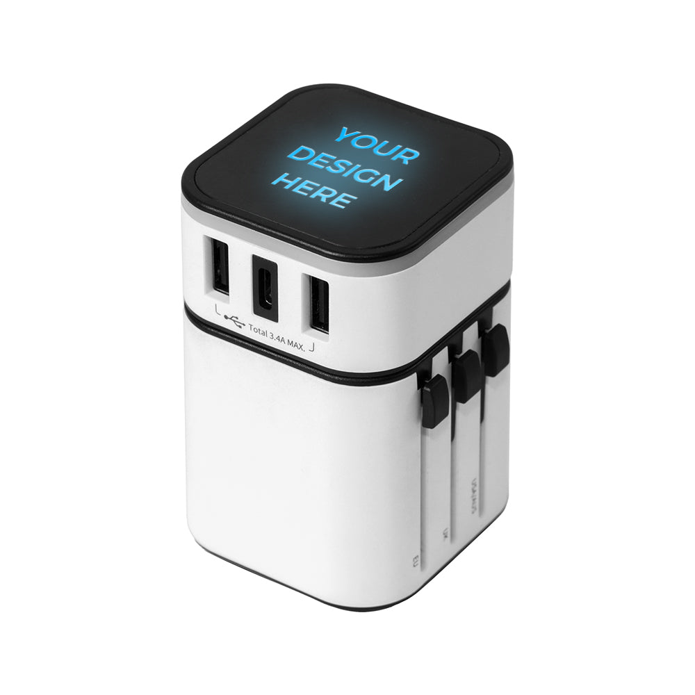 Wowtech Universal Lumminous Travel Charger with USB Type-C Port