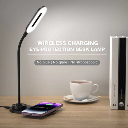 Wowtech Adjustable Desk Lamp with Wireless Charger