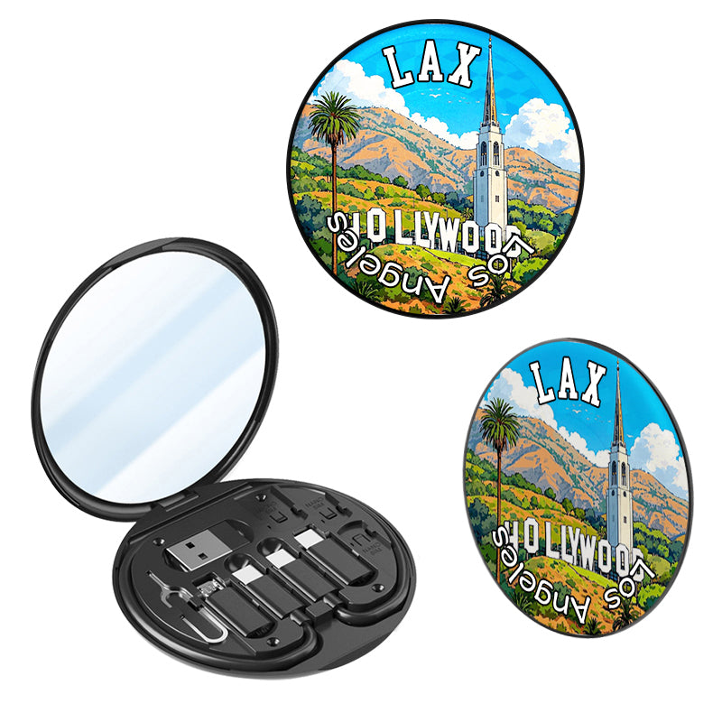 Los Angeles Hollywood Sign Travel Adapter Kit Tourist Gifts