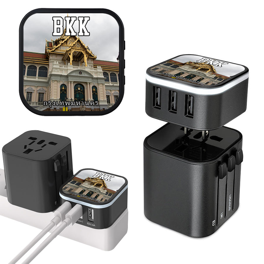 Bangkok Chakri Maha Prasat Hall Adapter Kit Mini Travel Gifts