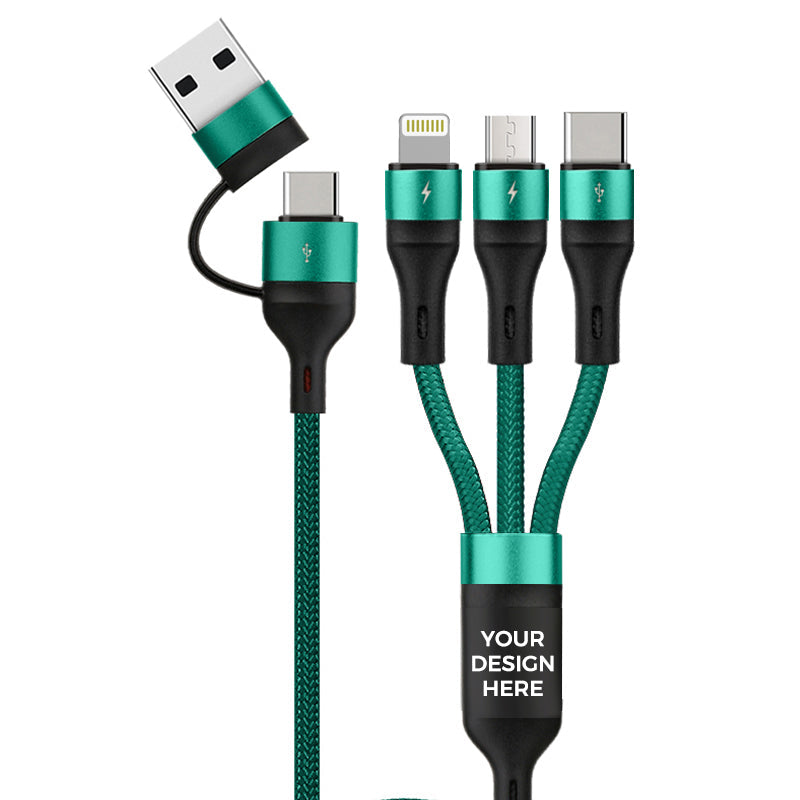 Wowtech 5-in-1 PD Fast Charging Braided Cable