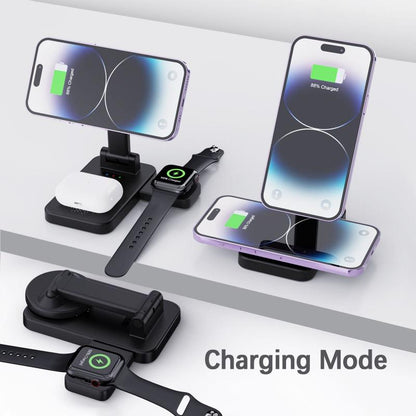 Wowtech 3 in 1 Foldable Magnetic Fast Charging Wireless Charger