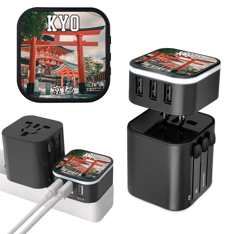 Kyoto Fushimi Inari Taisha USB Charging Adapter Kit Souvenir Shop