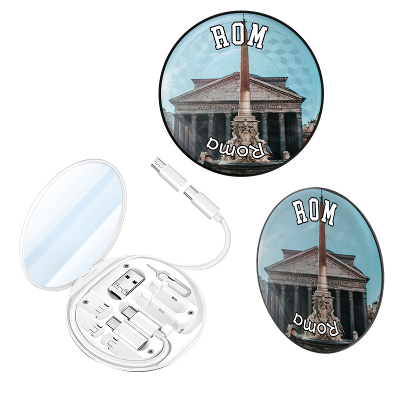 Rome Pantheon Portable Travel USB Charger Artisan Crafts