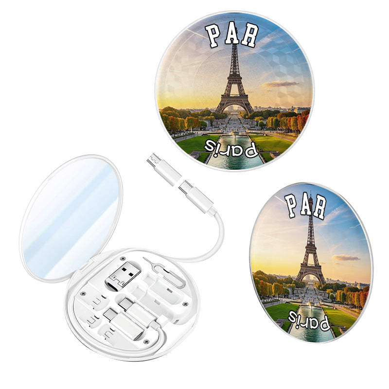 Paris Champs-Elysees USB Travel Charger Pop-up Souvenir Shop