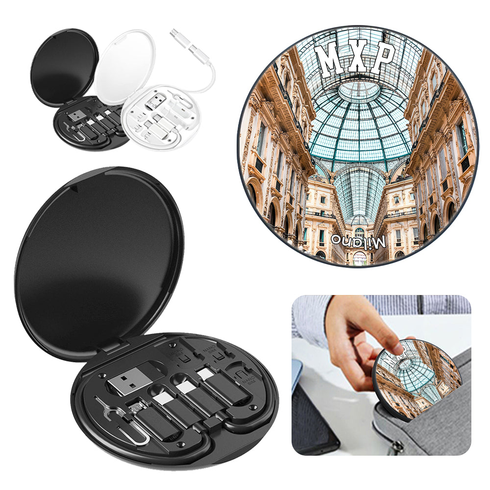 Milan Galleria Vittorio Emanuele II Adapter Kit Local Souvenirs