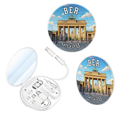 Berlin Brandenburger Tor Charging Cable Kit Tourist Stand