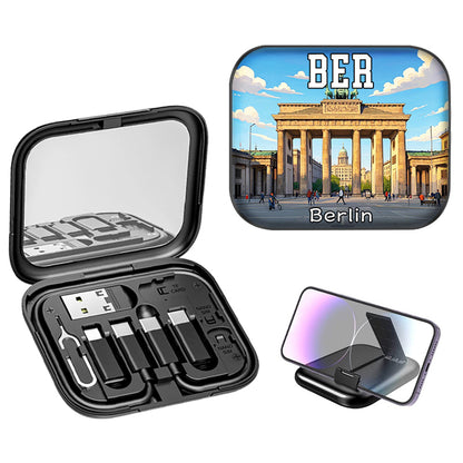 Berlin Brandenburger Tor Charging Cable Kit Tourist Stand