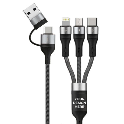 Wowtech 5-in-1 PD Fast Charging Braided Cable