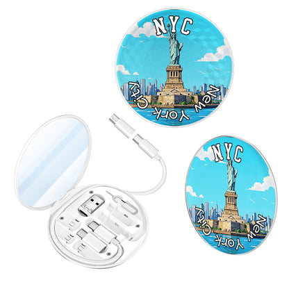 New York Statue of Liberty Charging Adapter Kit Souvenir Gifts