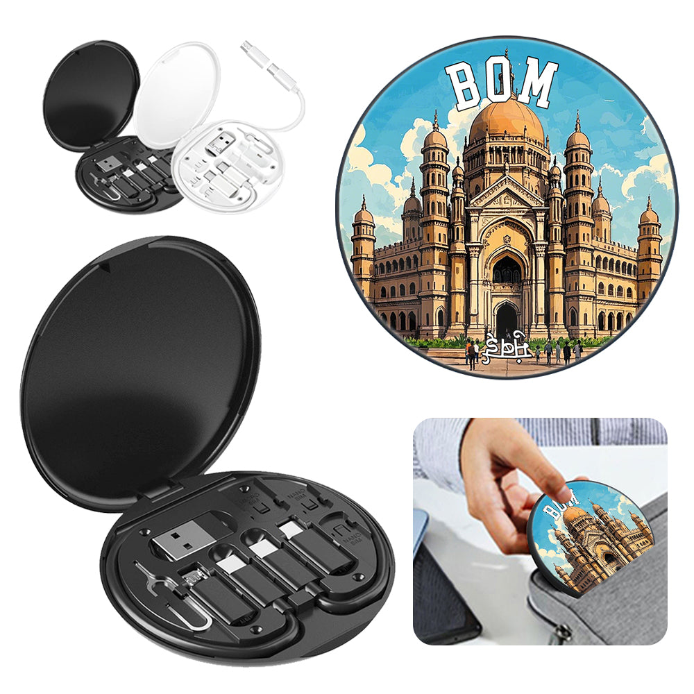 Mumbai Victoria Memorial Hall Global Travel Charger Tourist Gifts