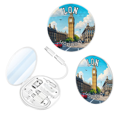 London Big Ben Compact Charging Kit Photo Souvenirs