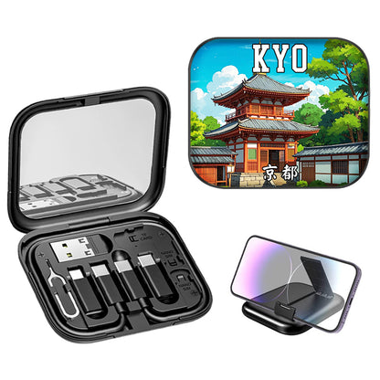 Kyoto Ginkaku-ji Universal Power Adapter Kit Tourist Merchandise Store