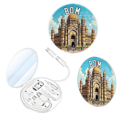 Mumbai Victoria Memorial Hall Global Travel Charger Tourist Gifts