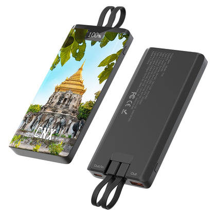 Chiengmai Wat Phra Singh Travel Charging Kit Themed Memorabilia