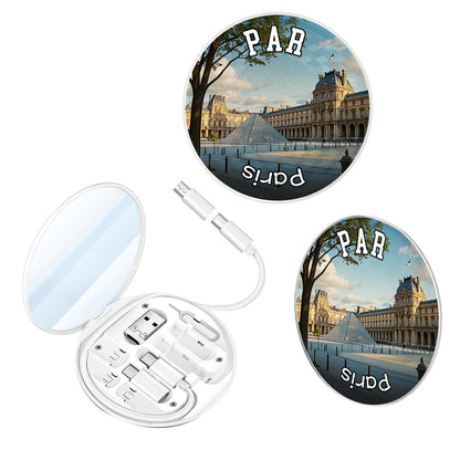 Paris Louvre Museum USB Charging Kit Customized Gift Store