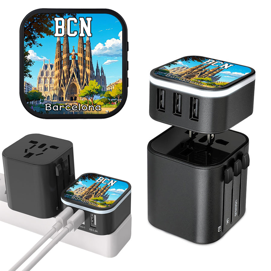 Barcelona Cathedral Multi-port Charging Kit Collectible Shop