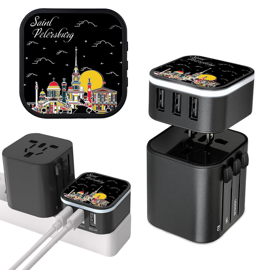 St.Petersburg Peter and Paul Fortress Pocket Power Bank Cultural Gifts