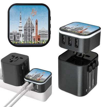 Milan Basilica di San Lorenzo Custom Power Bank Tourist Stand