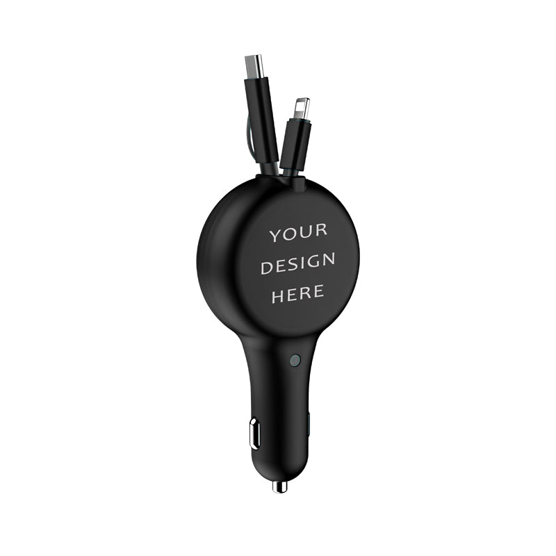 Wowtech 3-in-1 Universal Retractable Car Charger