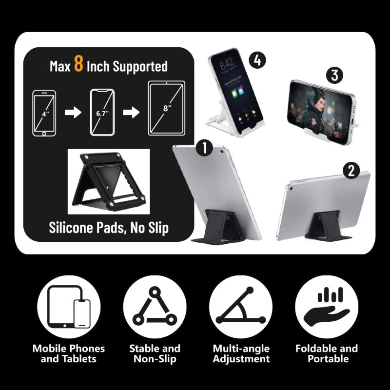 Wowtech Adjustable Foldable Phone Holder with Custom Logo